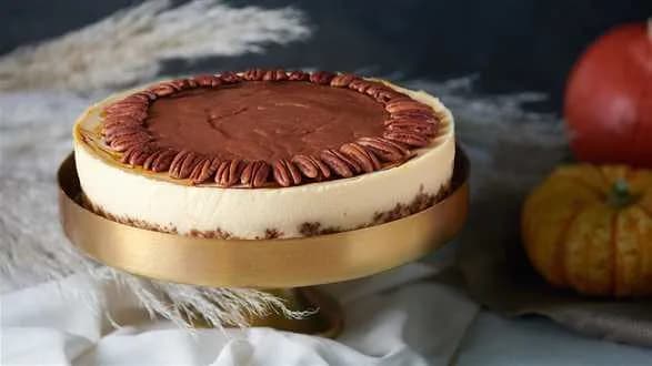 Sernik waniliowo-dyniowy