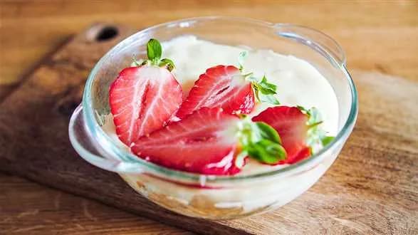 Budyń waniliowy z jabłkami