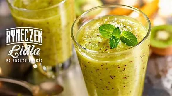 Smoothie z kiwi i miętą