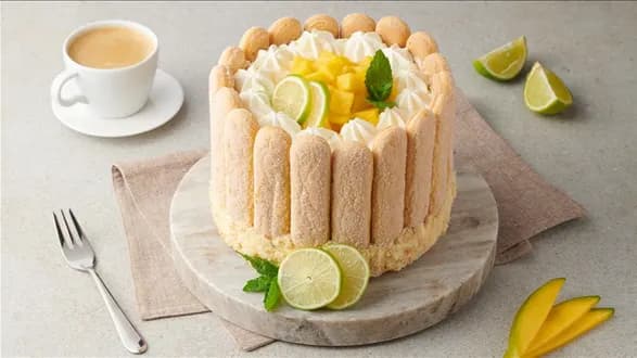 Torcik mango bez pieczenia