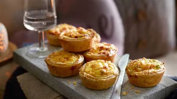 Kruche tarty z groszkiem