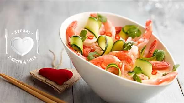 Krewetki w mleku kokosowym. Dla Niej.