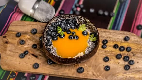 Kokosowy pudding chia z doliny