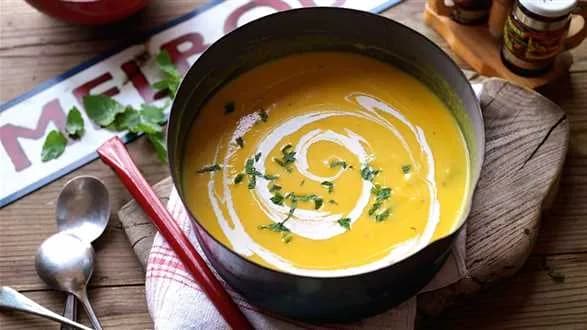 Zupa z batatów i dyni