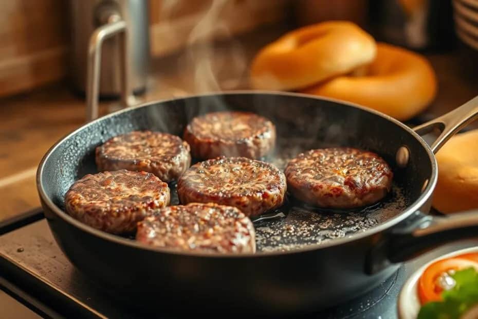 Jak smażyć burgery wołowe na patelni: 5 kroków do soczystego mięsa