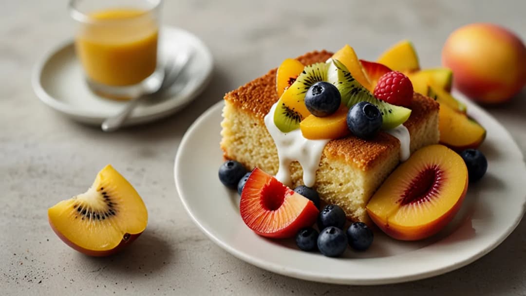 Ciasto jogurtowe fit z owocami: Prosty przepis na zdrowy deser