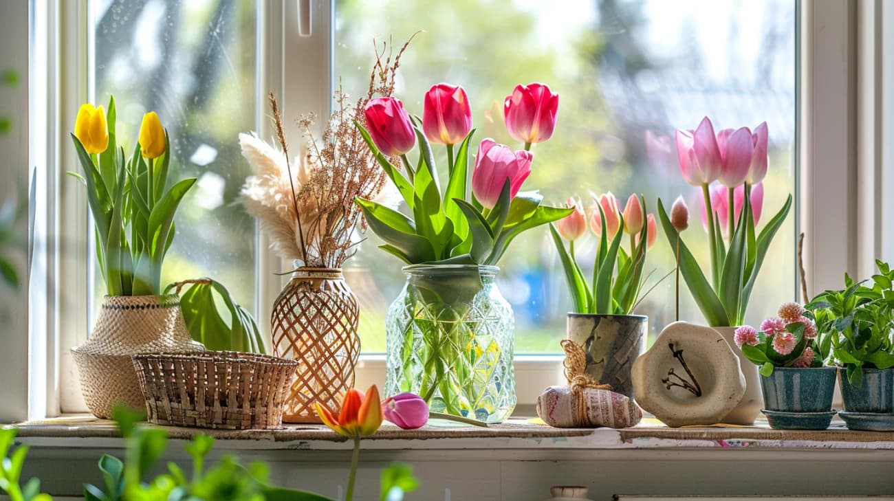 Wiosenne dekoracje okien: świeże pomysły na ożywienie przestrzeni