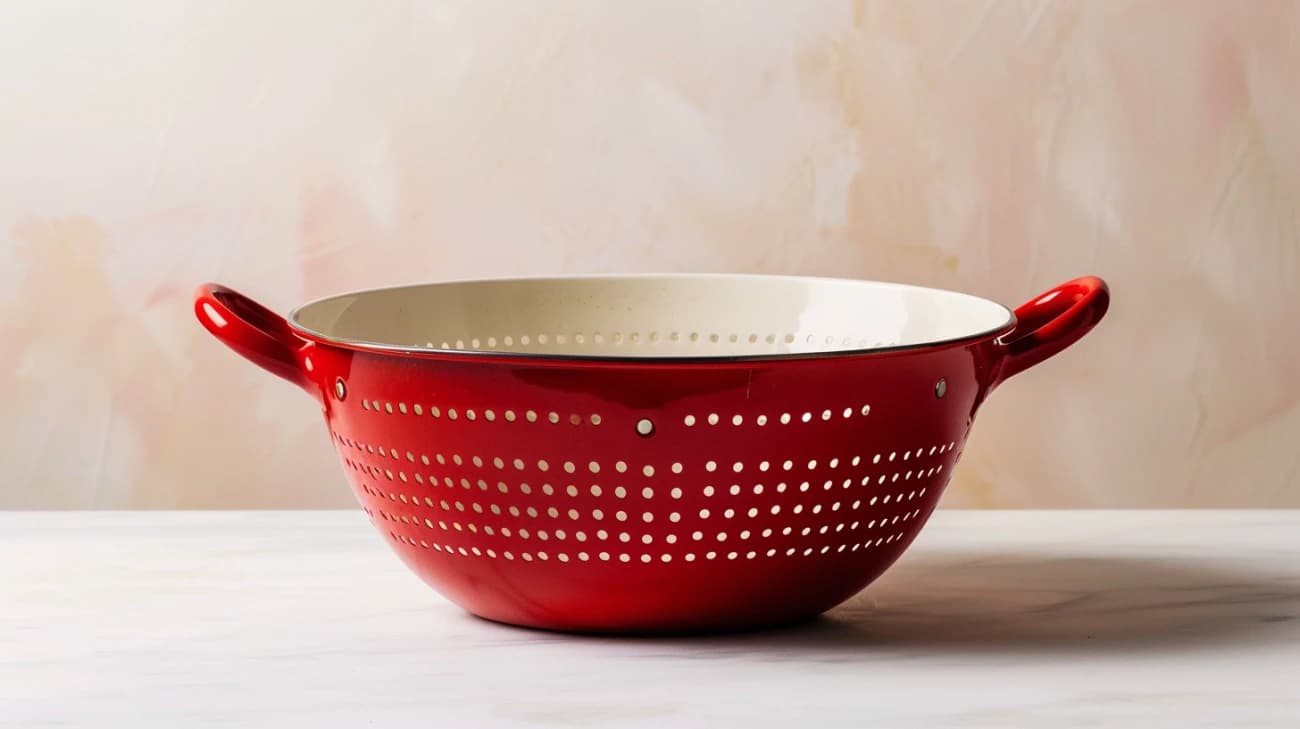 Durszlak emaliowany: wszechstronne zastosowania w kuchni