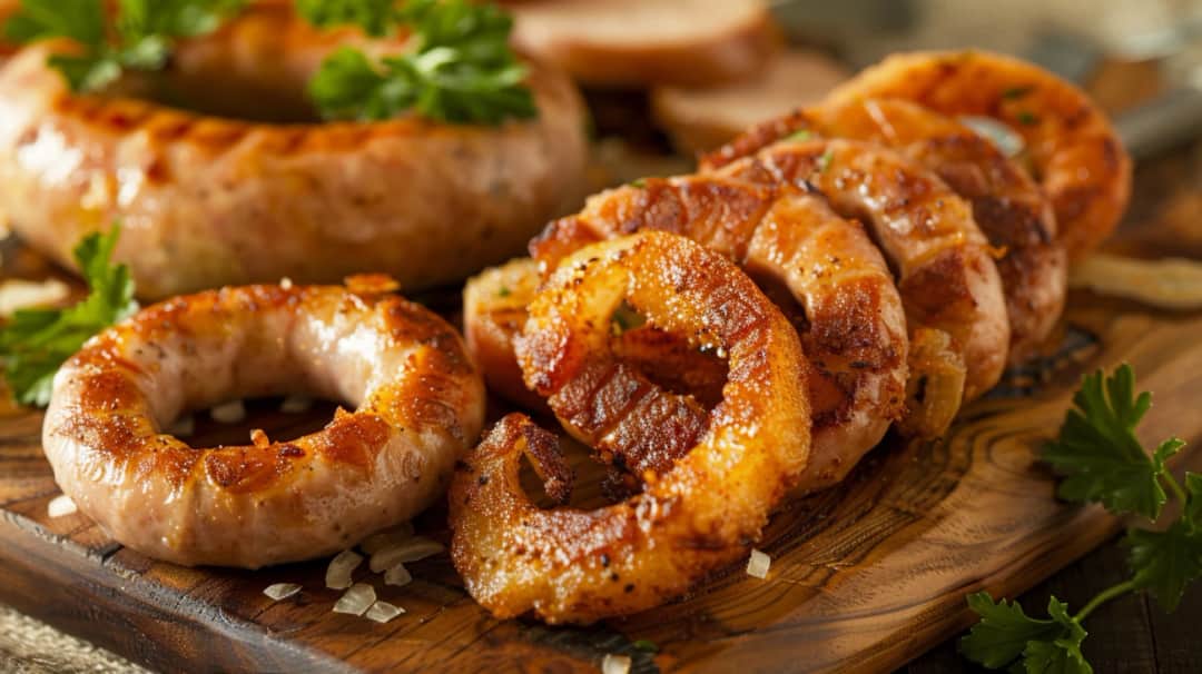 Pieczona biała kiełbasa z cebulą: pyszny przepis na tradycyjny smak
