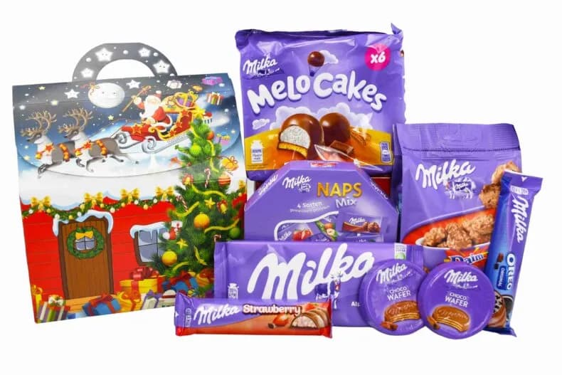 Słodycze świąteczne Milka 2025: pełen przegląd produktów na prezent